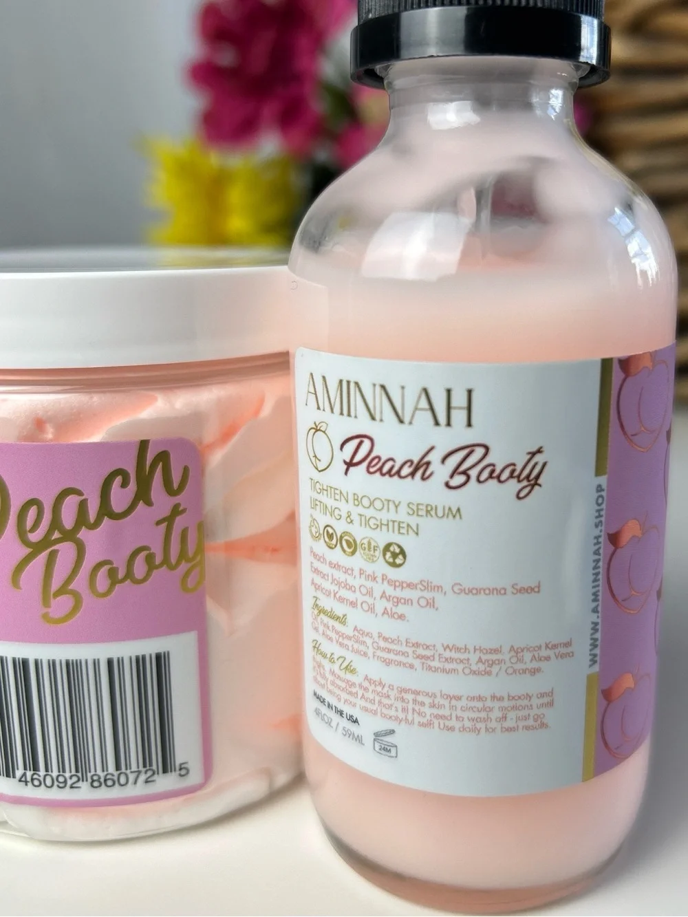 Peach Booty Bath & Body Set by Aminnah - Picture 2 of 12